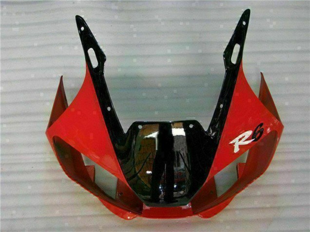 Carena Moto Yamaha YZF R6 1998-2002 - Bianco Rosso Nero Lucido