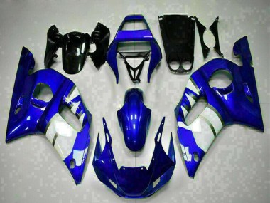 Carena Moto Yamaha YZF R6 1998-2002 - Blu Bianco Fabbrica