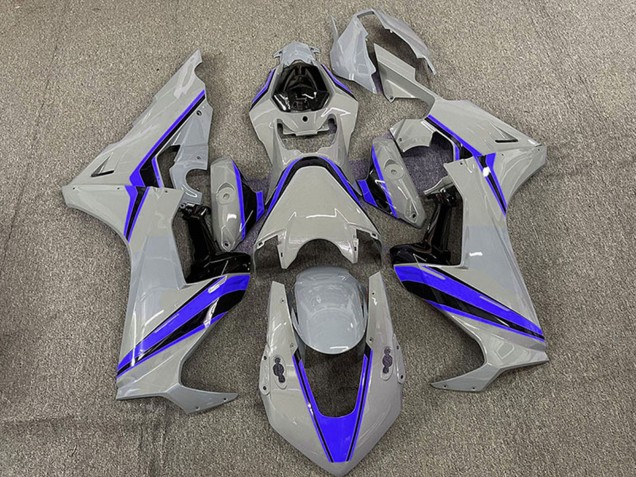 Carene Moto Honda CBR1000RR 2017-2024 - Nardo Grigio Blu Banda