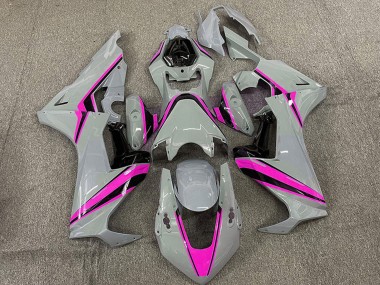 Carena Moto Honda CBR1000RR 2017-2023 - Nardo Grigio Rosa Banda Fabbrica