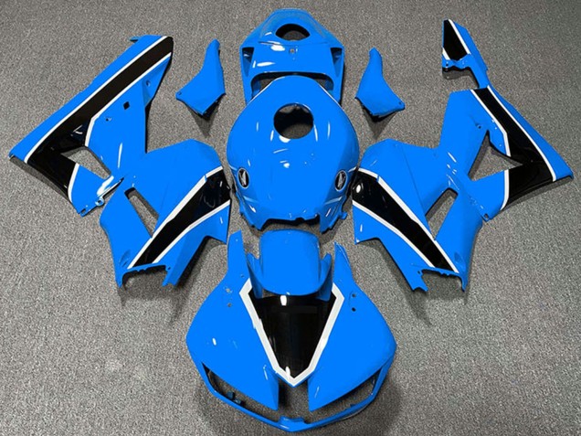 Carene Moto Honda CBR600RR 2013-2026 - Azzurro Chiaro Bianco Nero Lucido