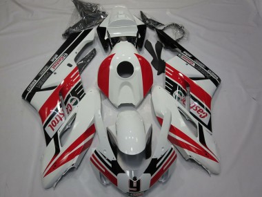 Carena Moto Honda CBR1000RR 2004-2005 - Bianco Rosso Nero Lucido Castrol 9 Fabbrica