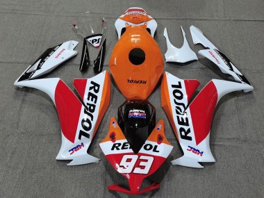 Carena Moto Honda CBR1000RR 2012-2016 - Bianco Arancia Rosso Nero Lucido HRC Repsol 93 Fabbrica