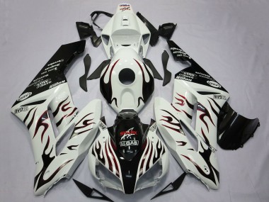 Carena Moto Honda CBR1000RR 2004-2005 - Bianco Nero Lucido Rosso Fiamma Fabbrica