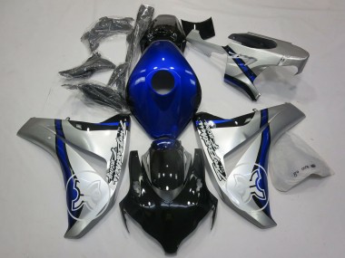 Carena Moto Honda CBR1000RR 2006-2007 - Argento Blu Nero Lucido TBR Fabbrica