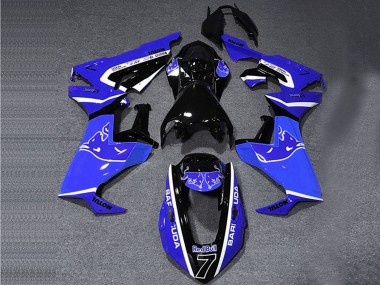 Carena Moto Honda CBR1000RR 2017-2023 - Blu Bianco Nero Lucido Bull Fabbrica