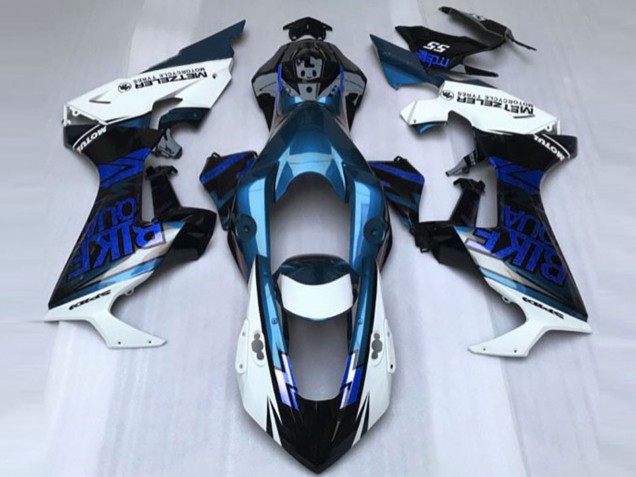 Carena Moto Honda CBR1000RR 2017-2023 - Bianco Blu Nero Lucido