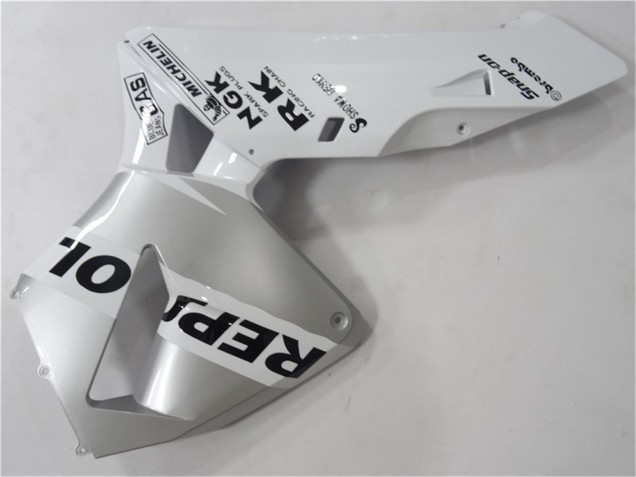 Carena Moto Honda CBR600RR 2003-2004 - Bianco Argento Nero Repsol