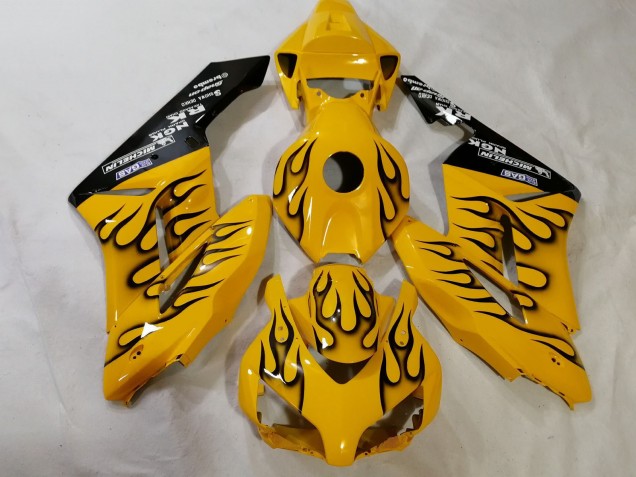 Carena Moto Honda CBR1000RR 2012-2016 - Giallo Nero Fiamma