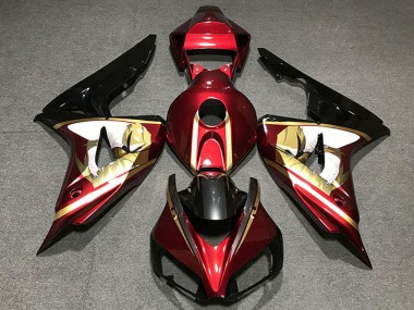 Carena Moto Honda CBR1000RR 2006-2007 - Rosso Bianco Oro Nero Lucido Fabbrica