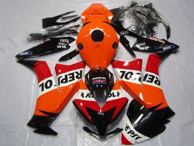 Carena Moto Honda CBR1000RR 2012-2016 - Arancia Bianco Rosso Nero Lucido Repsol Fabbrica