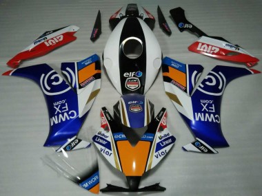 Carena Moto Honda CBR1000RR 2012-2016 - Bianco Blu Arancia Rosso Nero Elf Fabbrica