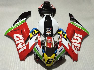 Carena Moto Honda CBR1000RR 2004-2005 - Bianco Rosso Verde Giallo Nero Lucido Givi 6 Fabbrica