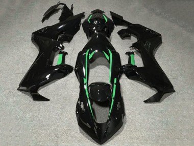Carena Moto Honda CBR1000RR 2017-2023 - Nero Lucido Verde Foresta Linea Fabbrica