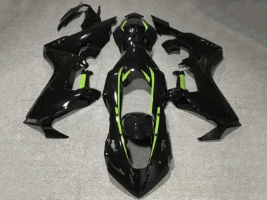 Carena Moto Honda CBR1000RR 2017-2023 - Nero Lucido Verde Lime Linea Fabbrica