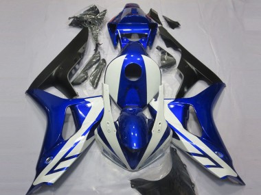 Carena Moto Honda CBR1000RR 2006-2007 - Blu Bianco Nero Opaco Fabbrica