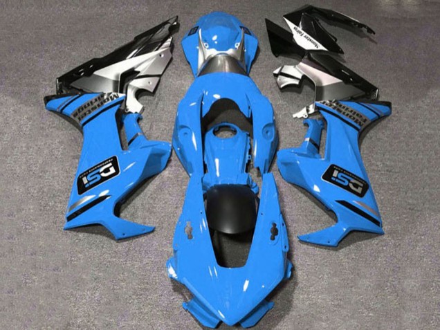 Carene Moto Honda CBR1000RR 2017-2024 - Blu Bianco Argento Nero Lucido DSI