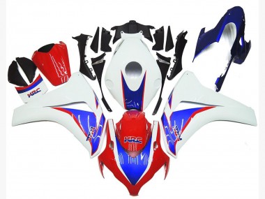 Kit Carena Moto Honda CBR1000RR 2008-2011 - Bianco Blu Rosso HRC Fabbrica