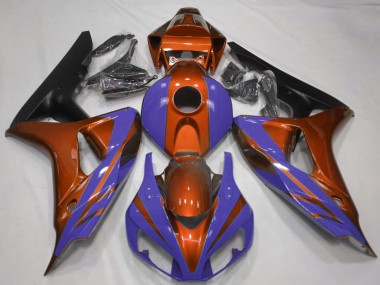 Carena Moto Honda CBR1000RR 2006-2007 - Arancia Blu Nero Opaco Fabbrica