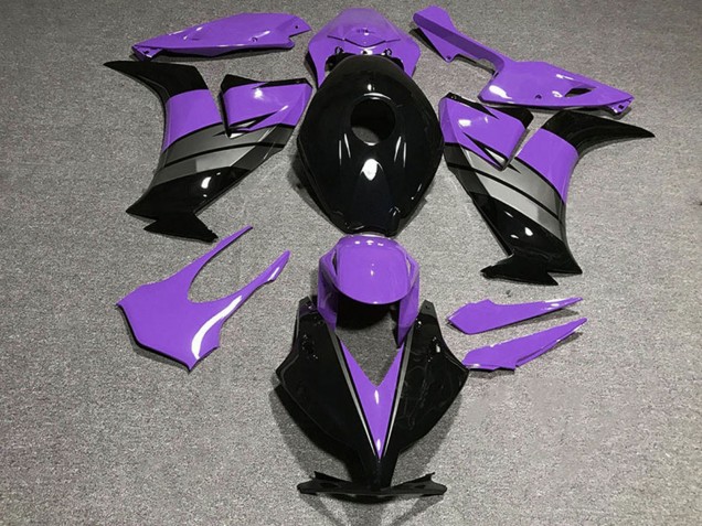 Carena Moto Honda CBR1000RR 2012-2016 - Viola Grigio Nero Lucido
