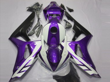Carena Moto Honda CBR1000RR 2006-2007 - Viola Bianco Nero Opaco Fabbrica