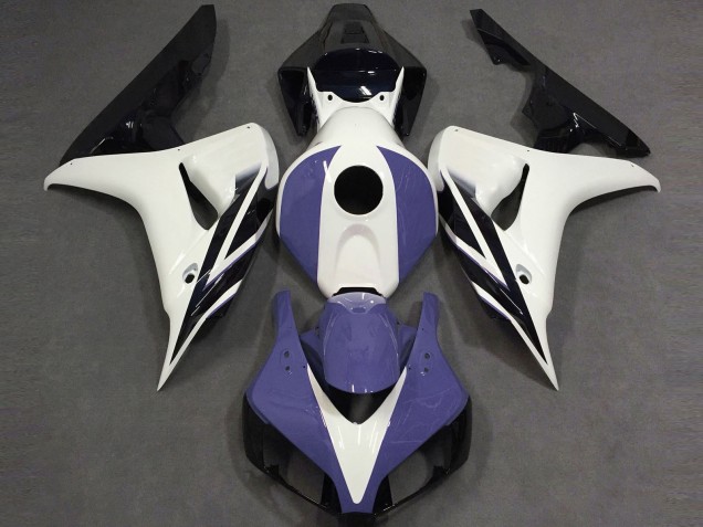 Carena Moto Honda CBR1000RR 2006-2007 - Bianco Blu Nero Lucido