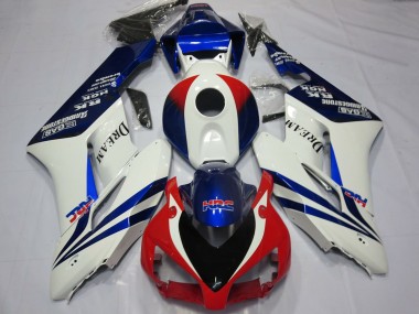 Carena Moto Honda CBR1000RR 2004-2005 - Bianco Blu Rosso HRC OEM Stile Dream Fabbrica