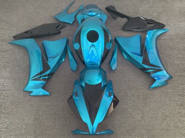 Carena Moto Honda CBR1000RR 2012-2016 - Azzurro Chiaro Nero Lucido Stile Fabbrica