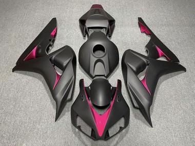 Carena Moto Honda CBR1000RR 2006-2007 - Nero Opaco Rosa Fabbrica