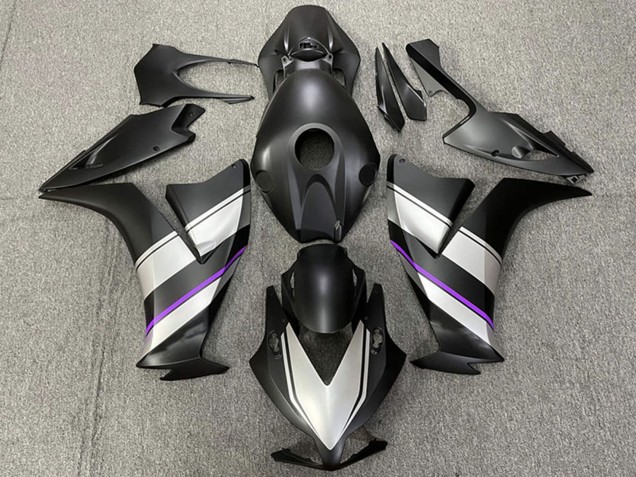 Carena Moto Honda CBR1000RR 2012-2016 - Argento Viola Nero Opaco
