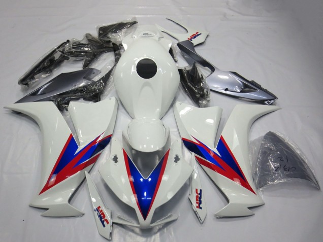 Carena Moto Honda CBR1000RR 2012-2016 - Bianco Blu Rosso HRC OEM Stile