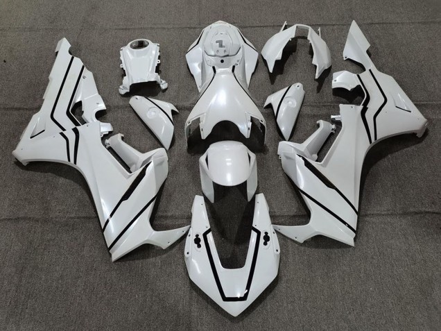 Carena Moto Honda CBR1000RR 2017-2023 - Bianco Perla Nero Linea