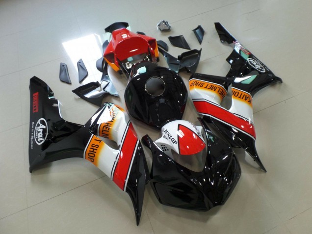 Carena Moto Honda CBR1000RR 2006-2007 - Arancia Bianco Rosso Nero Lucido Pirelli Corsa