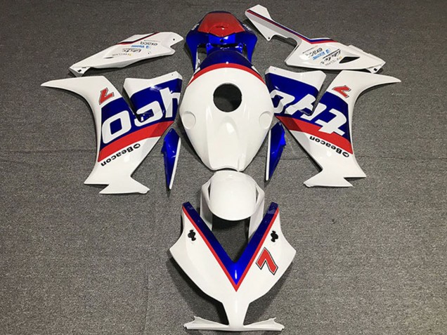 Carena Moto Honda CBR1000RR 2012-2016 - Bianco Rosso Blu Tyco