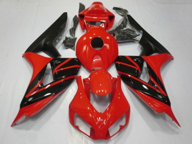 Carena Moto Honda CBR1000RR 2006-2007 - Rosso Nero Lucido Nero Opaco Fabbrica