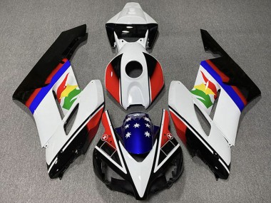 Carena Moto Honda CBR1000RR 2004-2005 - Bianco Rosso Blu Nero Lucido Stella Fabbrica