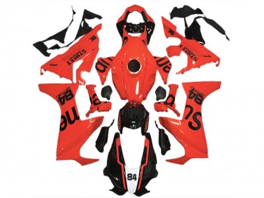 Carena Moto Honda CBR1000RR 2017-2023 - Rosso Nero Lucido Street Flava Fabbrica
