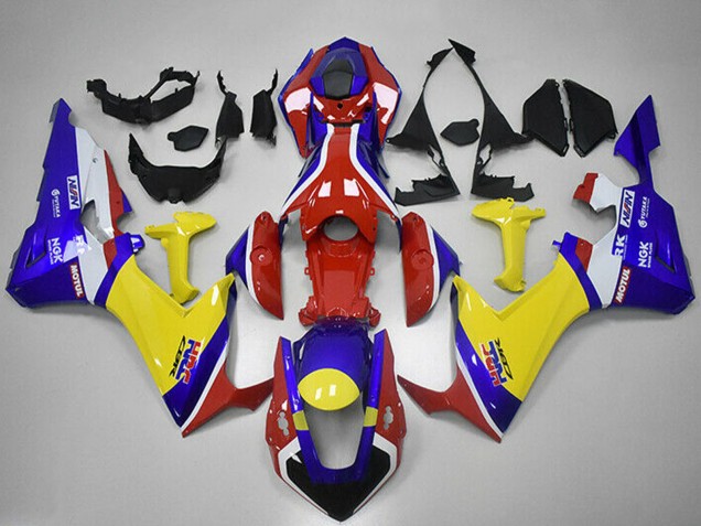 Carene Moto Honda CBR1000RR 2017-2024 - Bianco Rosso Blu Giallo HRC