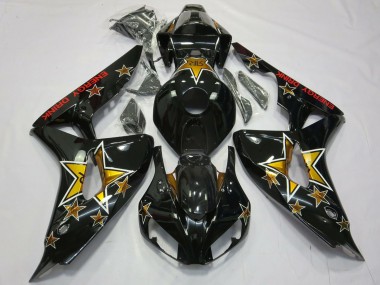 Carena Moto Honda CBR1000RR 2006-2007 - Nero Lucido Stella Energy Drink Fabbrica
