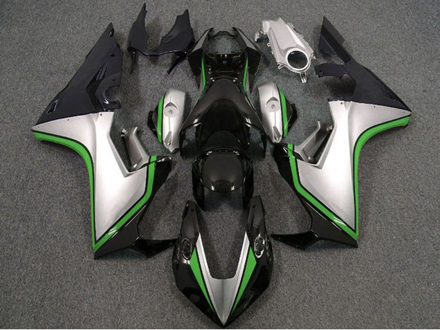 Carena Moto Honda CBR1000RR 2017-2023 - Argento Verde Nero Lucido