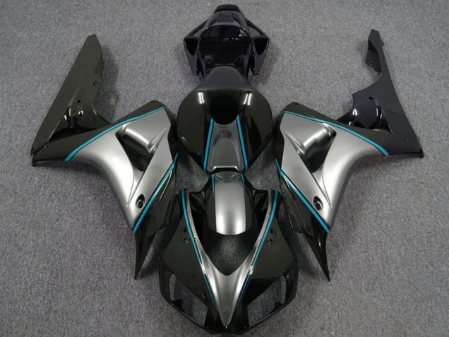 Carena Moto Honda CBR1000RR 2006-2007 - Argento Blu Nero Lucido Gessato