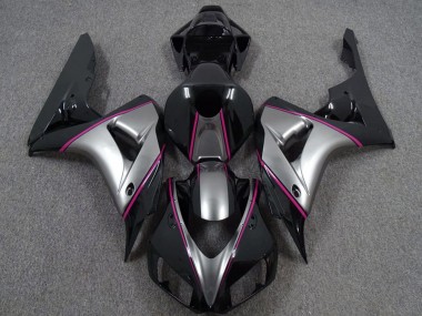 Carena Moto Honda CBR1000RR 2006-2007 - Argento Rosa Nero Lucido Gessato Fabbrica