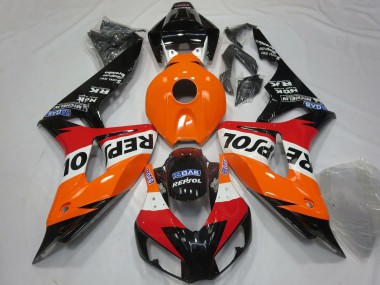 Carena Moto Honda CBR1000RR 2006-2007 - Arancia Bianco Rosso Nero Lucido Repsol Fabbrica