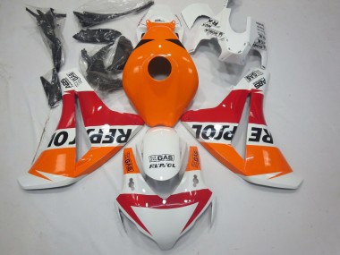 Carena Moto Honda CBR1000RR 2008-2011 - Arancia Bianco Rosso Nero Lucido Repsol Fabbrica