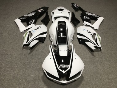 Carene Moto Honda CBR600RR 2013-2026 - Bianco Nero Lucido Fabbrica