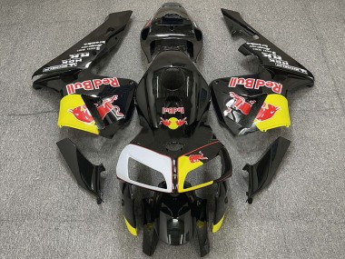 Carena Moto Honda CBR600RR 2005-2006 - Nero Giallo Bianco Red Bull Fabbrica