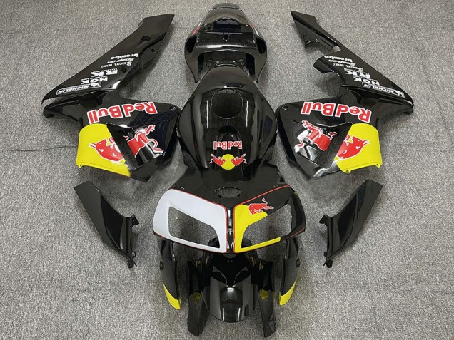 Carena Moto Honda CBR600RR 2005-2006 - Nero Giallo Bianco Red Bull