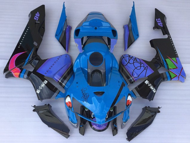 Carena Moto Honda CBR600RR 2005-2006 - Blu Squalo