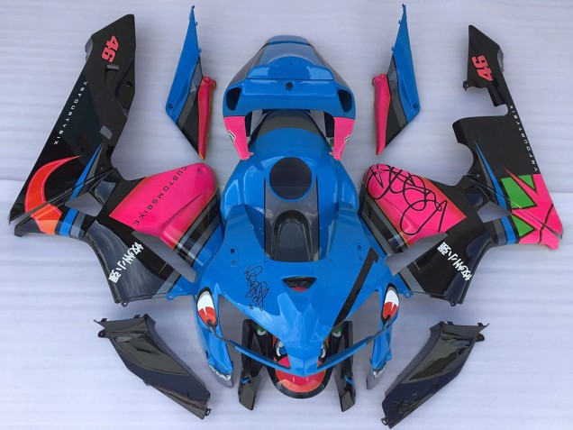 Carena Moto Honda CBR600RR 2005-2006 - Blu Squalo Rosa