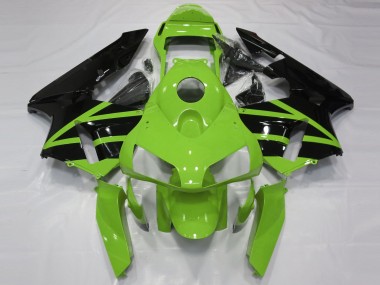 Kit Carena Moto Honda CBR600RR 2003-2004 - Verde Nero Lucido Fabbrica